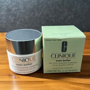Clinique even better skin tone correcting moisturizer spf 20
